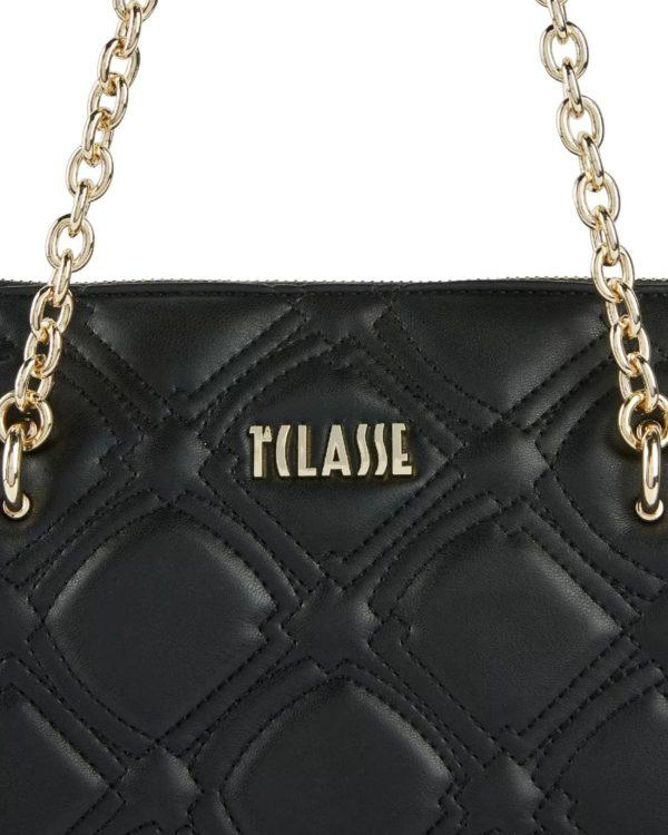 alviero martini diamond prima classe borsa shopping trapuntata nera intimoda