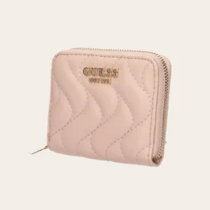 Guess - Portafoglio piccolo donna zip around in poliuretano Eco Mai