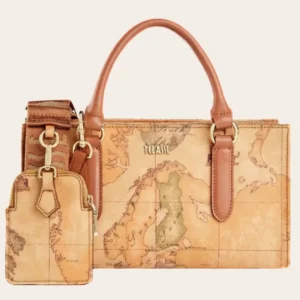 Alviero Martini a borsa a mano stampa Geo Classic